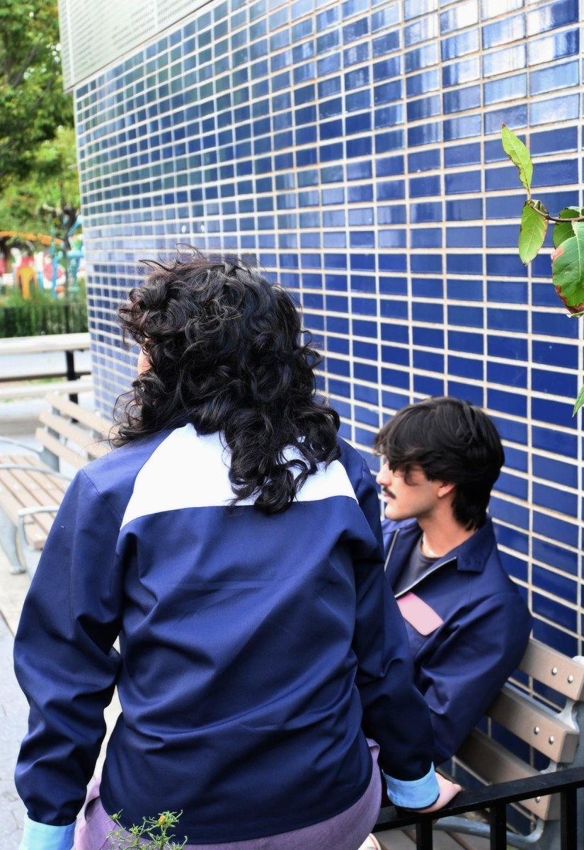 "In the Navy" Color Block Jacket