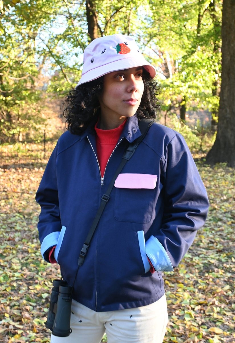 "Strawberry & Ants" bucket hat